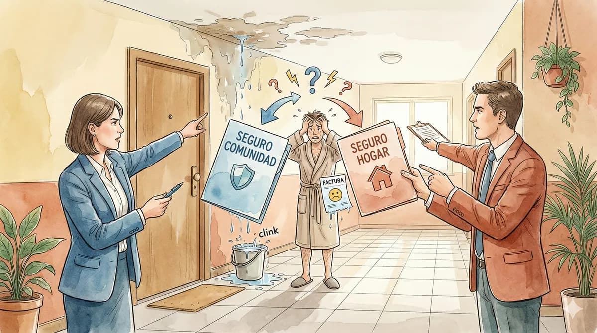 Guerra de Seguros: Mi seguro dice que paga la Comunidad y viceversa