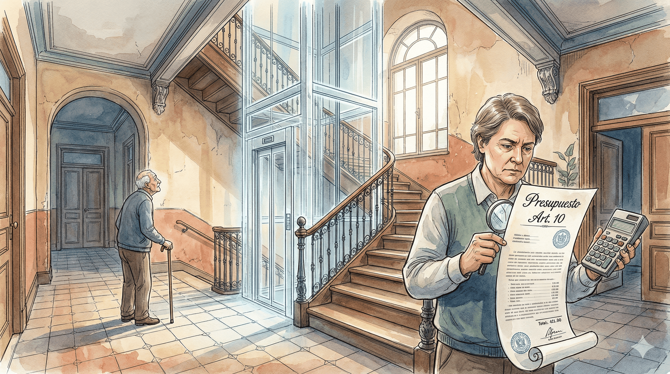 Instalar ascensor sin votación: La verdad del Artículo 10 (y la letra pequeña que no te cuentan)