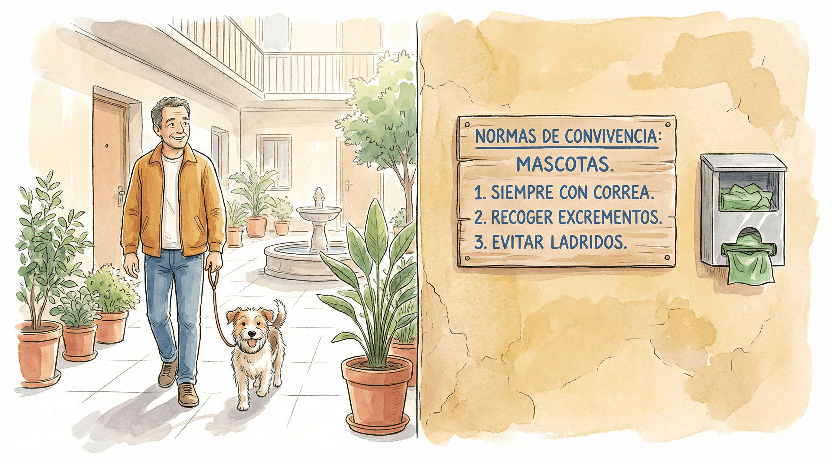 Mascotas en la comunidad: Prohibiciones, ladridos y Ley de Bienestar Animal